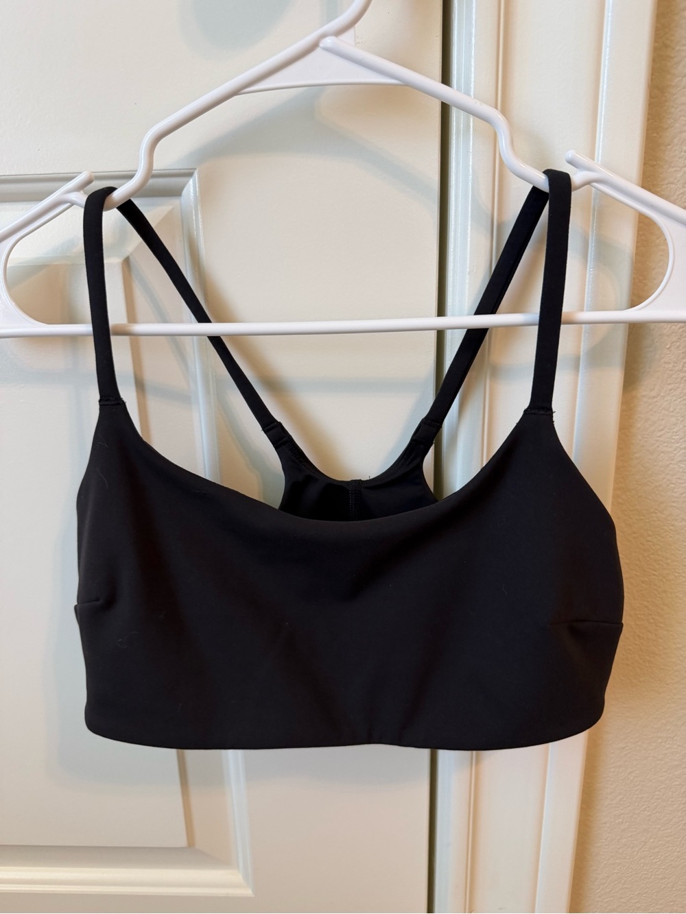 lululemon athletica Black Wunder Train Strappy Racer Sports Bra